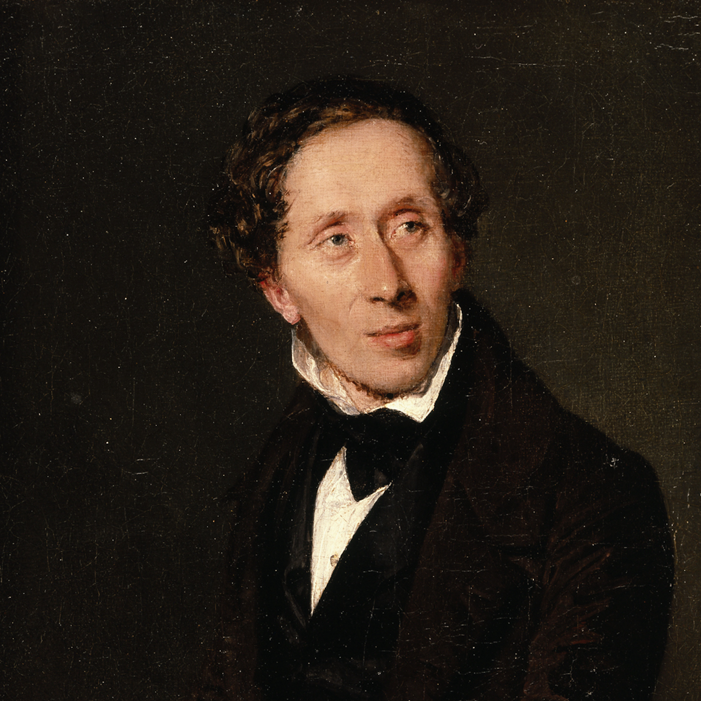 Portræt af H.C. Andersen af Christian Albrecht Jensen (1836)