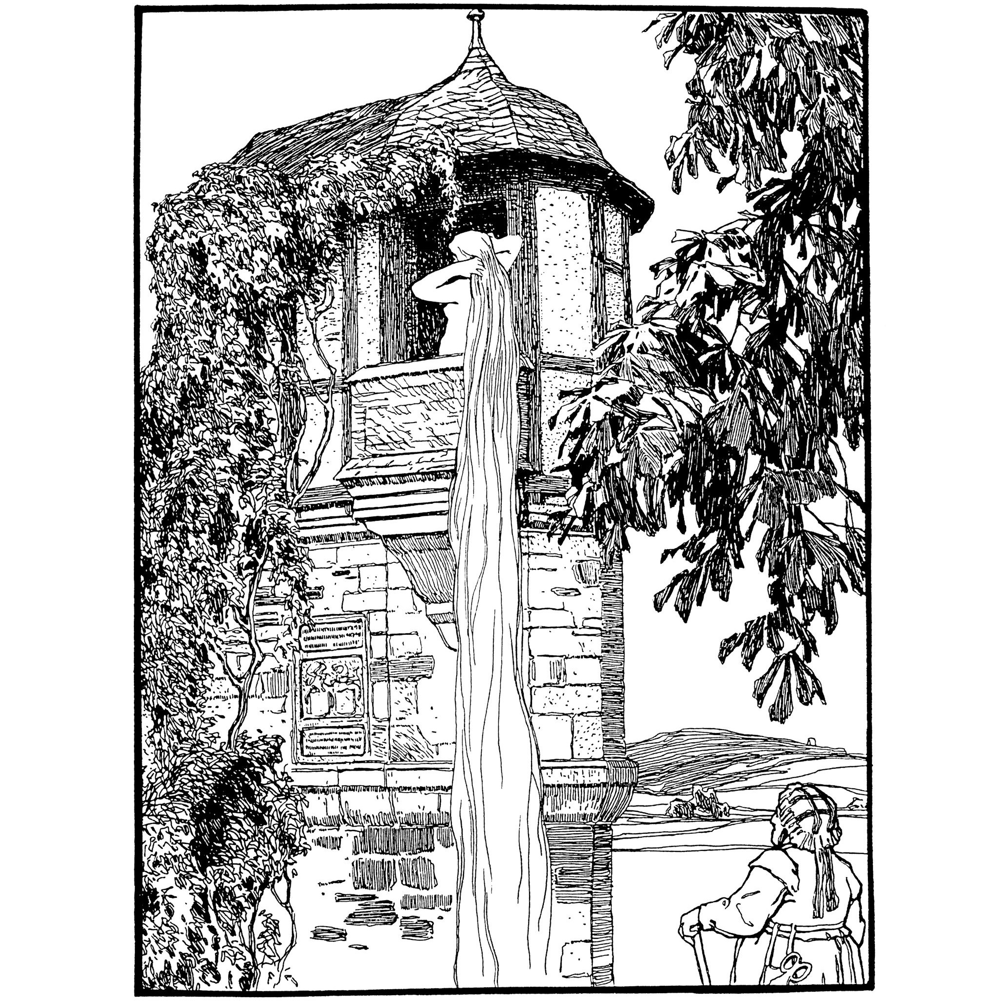 Illustration af Otto Ubbelohde (1907-9)