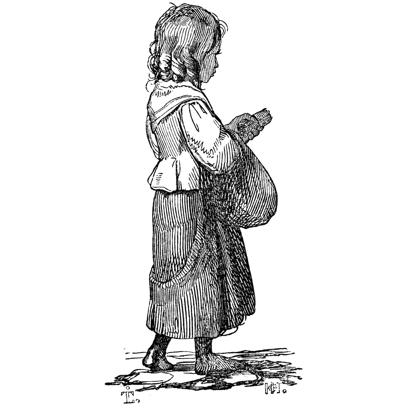 Illustration af Johan Thomas Lundbye og H.C. Henneberg (1843)
