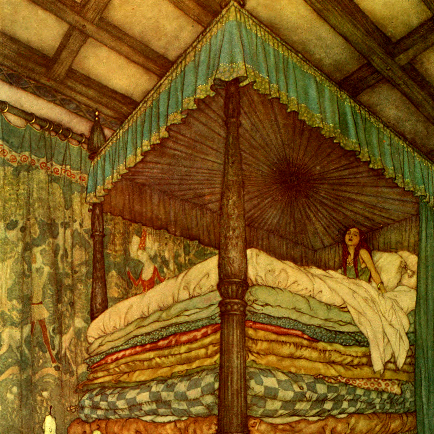 Illustration af Edmund Dulac (1910)