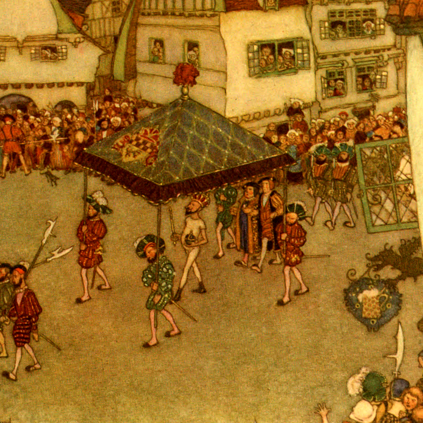 Illustration af Edmund Dulac (1910)