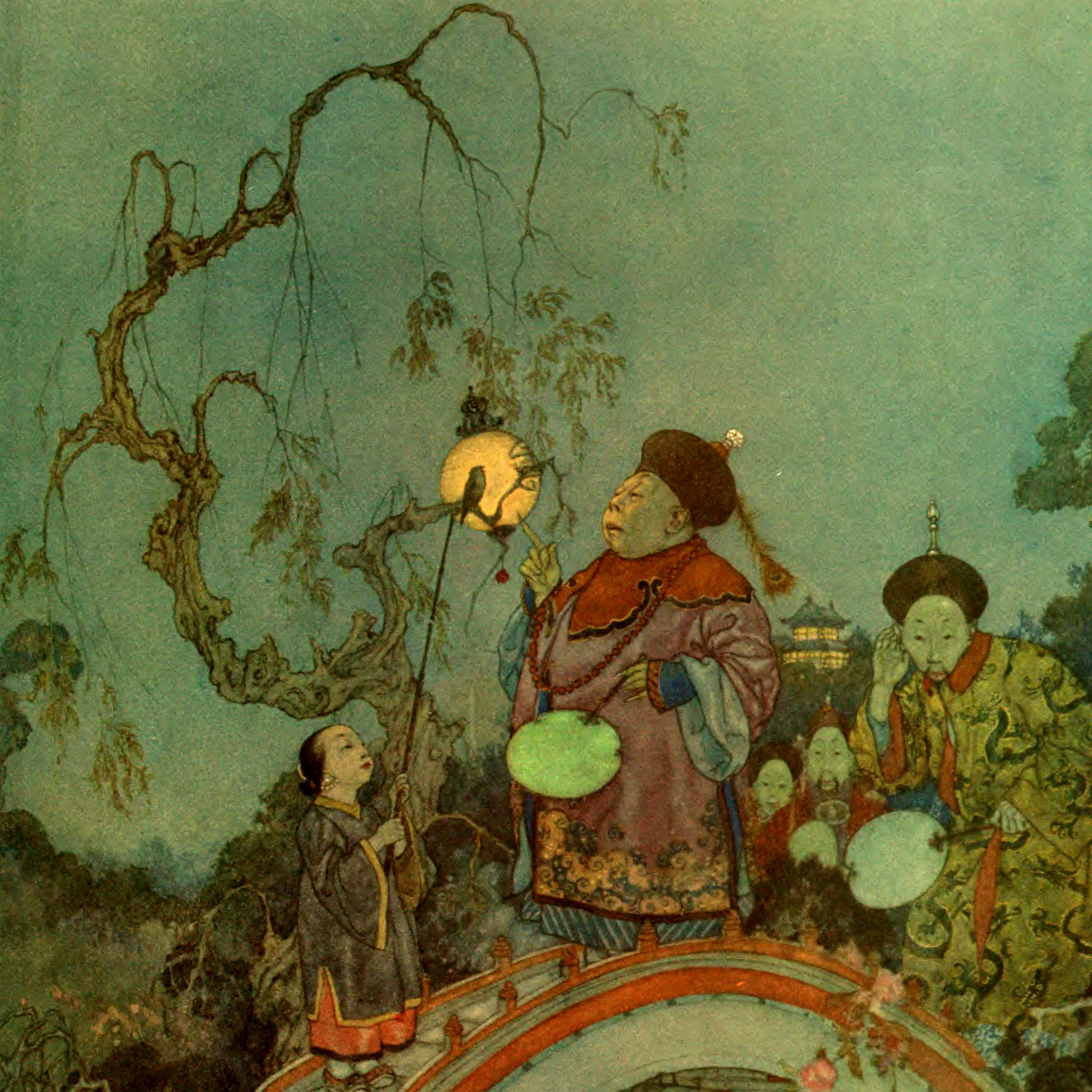 Illustration af Edmund Dulac (1910)